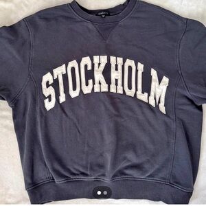 Dynamite Charcoal Crewneck Sweatshirt